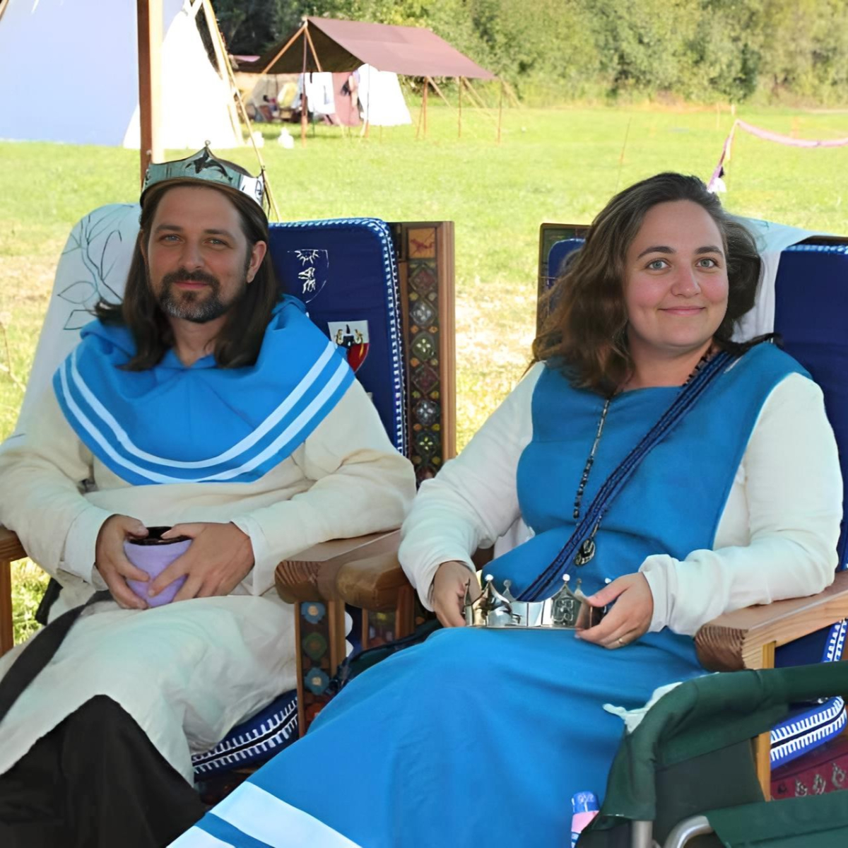 Photo of Eideard and Mogg, fifth Baron and Baroness of Seagirt